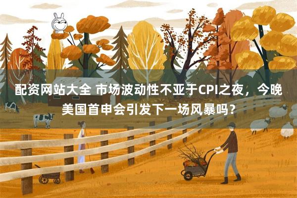 配资网站大全 市场波动性不亚于CPI之夜，今晚美国首申会引发下一场风暴吗？