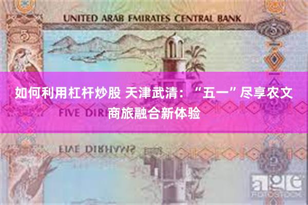 如何利用杠杆炒股 天津武清：“五一”尽享农文商旅融合新体验